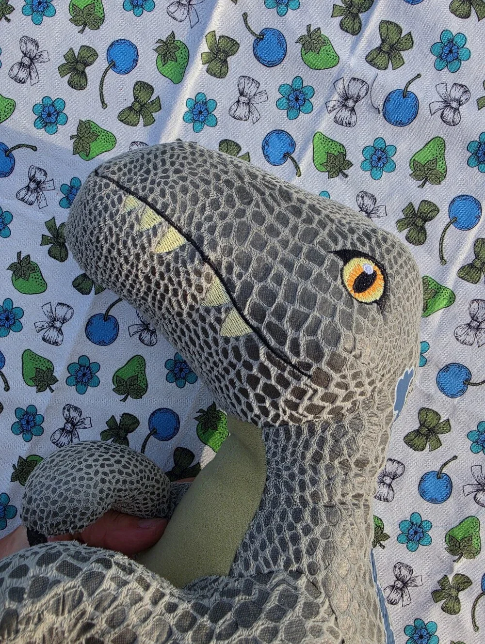 Build-A-Bear Jurassic World Blue Velociraptor Dinosaur Plush BABW Raptor